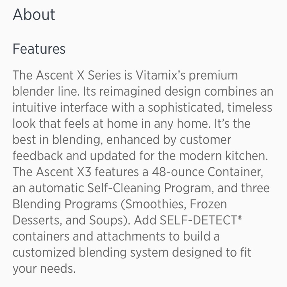 Vitamix Ascent X3- Brand New in box- will ship today! - Picture 3 of 6
